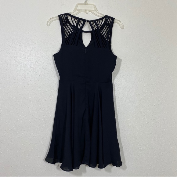 sparkle and fade skater dress Sparkle & Fade Skater Mini Dress Sz 2 Black Mini Sleeveless Dress Strappy